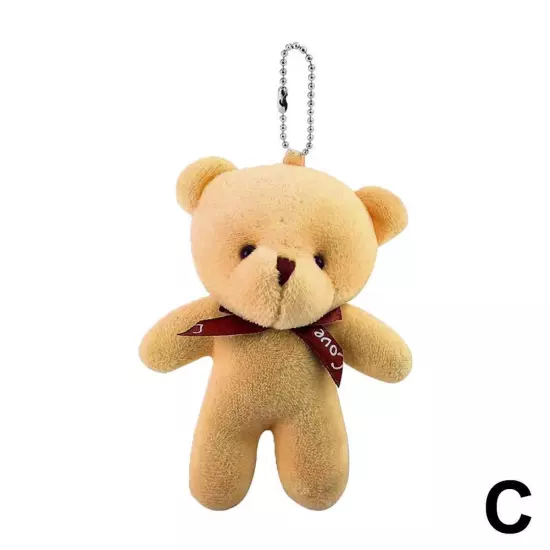 Plush Bear Cartoon Bear Keychain Cute Keyring Handbag Pendant GXM