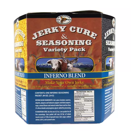 Hi Mountain Jerky Seasoning and Cure Kit | VARIETY PACK #2 | Flavors Mandarin...