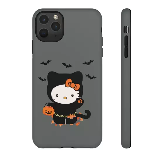 HALLOWEEN HELLO KITTY Phone Case, iPhone and Samsung Glossy Tough Phone Cases