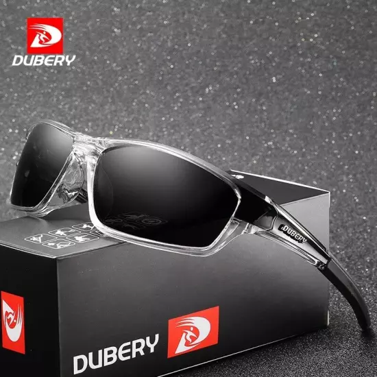 DUBERY Polarized Sports Sunglasses for Men Women Cycling Fishing Driving Glasses