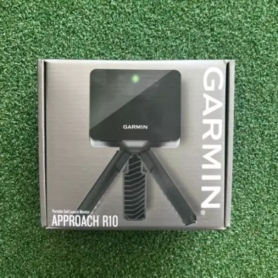 NEW IN BOX GARMIN APPROACH R10 PORTABLE GOLF LAUNCH MONITOR SIMULATOR