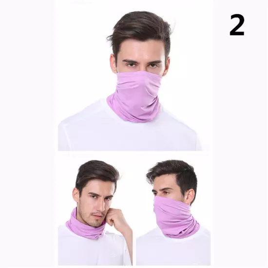 Elastic Face Masks Cooling Covering Breathable Neck Gaiter Bandana Wicking Scarf