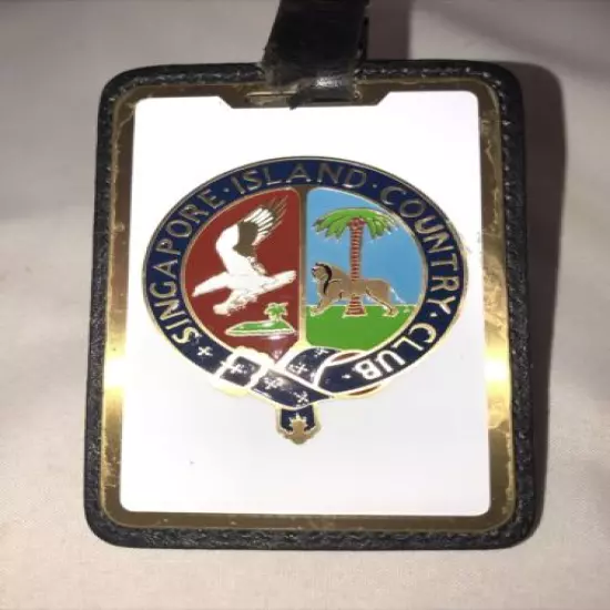 Singapore Island Country Club Golf Tag RARE!