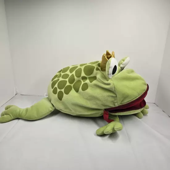 IKEA Frog Prince Pocket Pillow Fly Mouth Stuffed Animal Plush 18" Minnen Groda