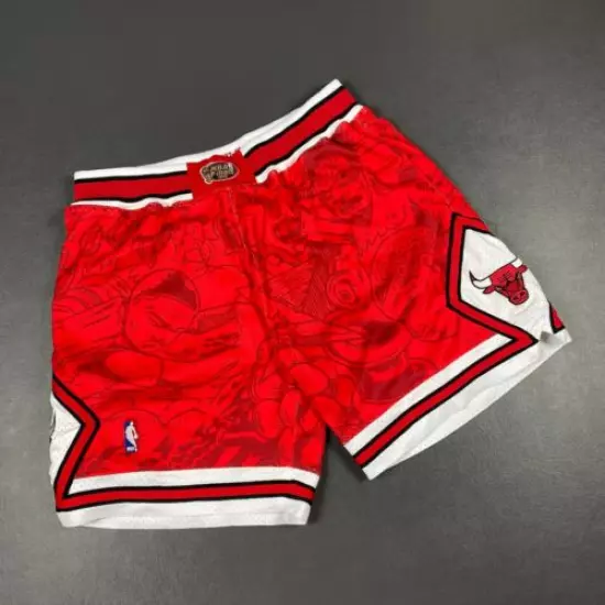 100% Authentic Hebru Brantley x Mitchell & Ness Bulls Shorts Size 52 2XL jordan