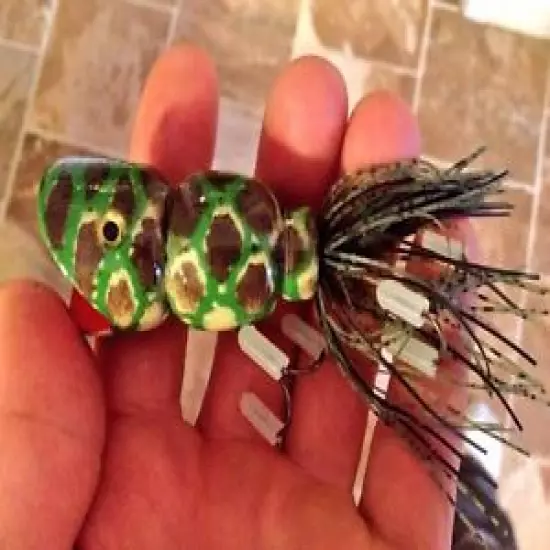 Throwback Lures Frog Series - Northern Leopard Frog - Custom/Handmade