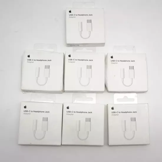 Apple Assorted Adapter Lightning to Digital AV, Headphone Jacks & More Lot of 23