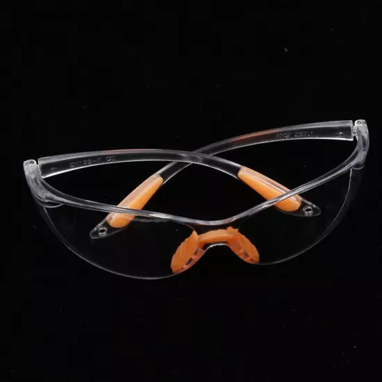 Clear Eye Protection Protective Safety Riding Goggles Glasses Work Lab Dental