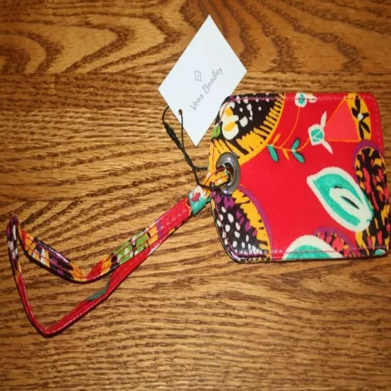 Vera Bradley LUGGAGE TAG laminated travel suitcase ID case gift card holder NEW