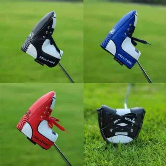 Golf Club Blade Mallet Putter Head Cover Sneakers All Star Shoe Trainer Style