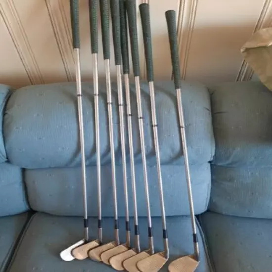 Vintage Spalding Golf Clubs & Bag