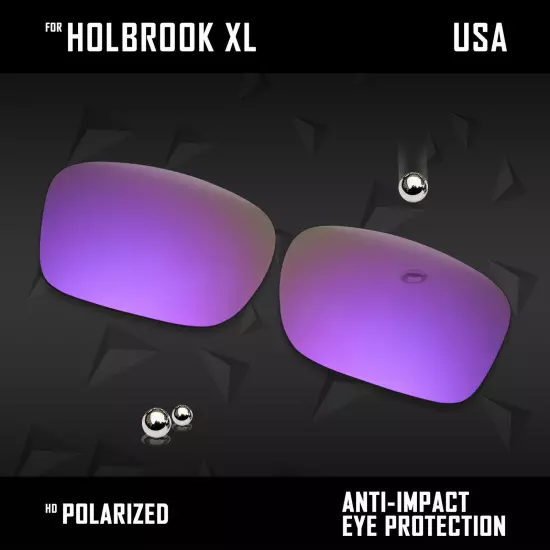 Anti Scratch Polarized Replacement Lenses for-Oakley Holbrook XL OO9417 Options