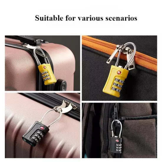 New Tsa Customs Code Lock Travel Luggage Password Lock Changeable Lock Padlock