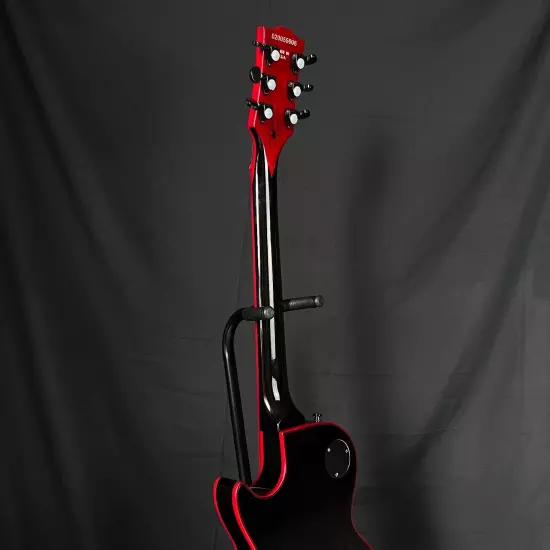 Red Blast Electric Guitar Rosewood Fingerboard with Red Inlays Black Widow