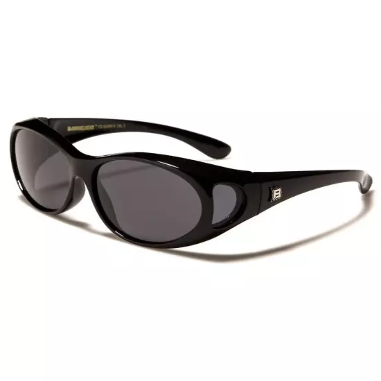 Polarised Fit Over Sunglasses - Oval - Wear Over Prescription Glasses- Polarized