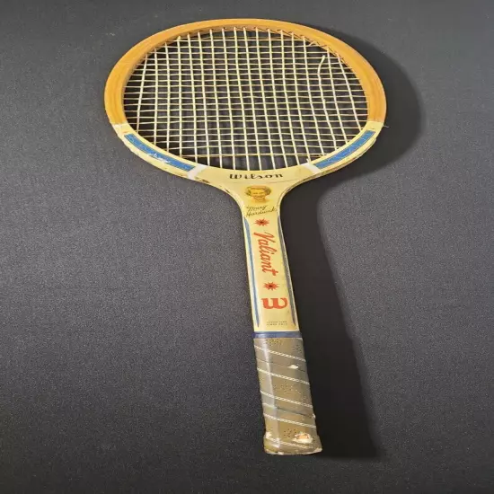 Antique Mary Hardwick "Valiant" Wilson Tennis Racket 