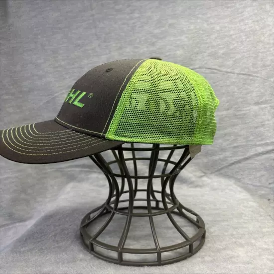 STIHL Chainsaws Cap Green Gray Embroidered Outdoor Apparel Trucker Hat Snapback