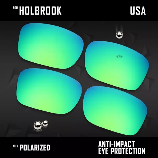 Anti Scratch Polarized Replacement Lenses for-Oakley Holbrook OO9102 Options