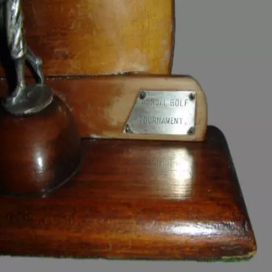 Antique Rare British Art Deco Liverpool Simmarian Club Golf Tournament Trophy.