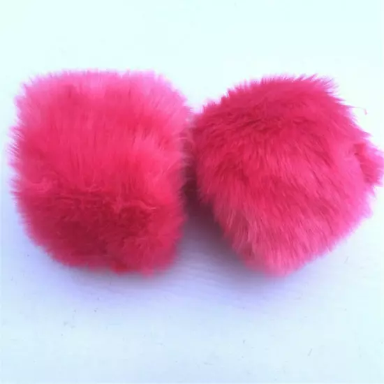 Chic Winter Warm Women Faux Fur Fluffy Elastic Wrist Cuffs Arm Warmer Plush