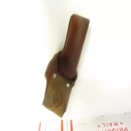 x181) Brauer Bros Tan Leather Pistol RH Draw Holster #H3/ NICE!