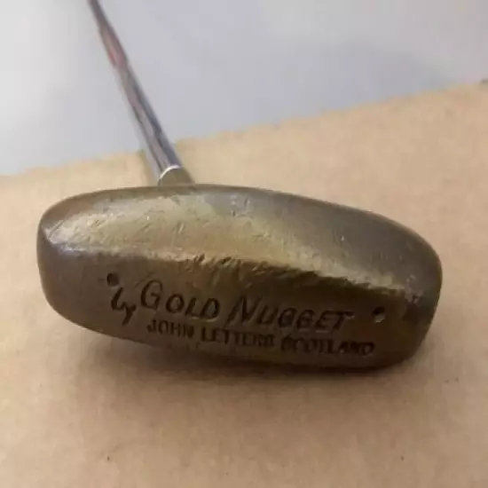 John Letters Scotland Gold Nugget Master Model Series 35.5" Putter Steel Golf