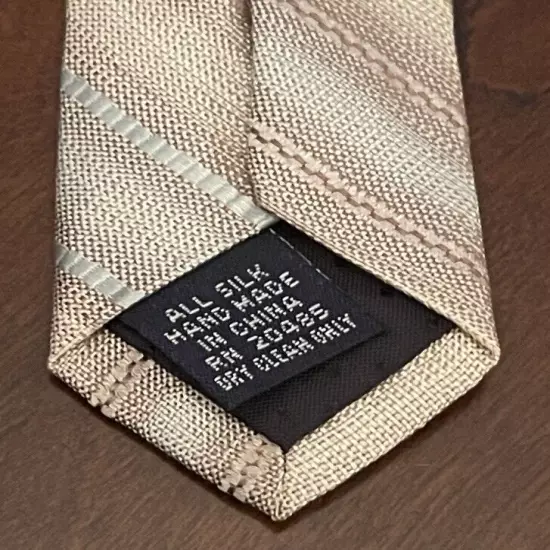 Stafford Hand Made 100% Silk Men’s Neck Tie Made In China