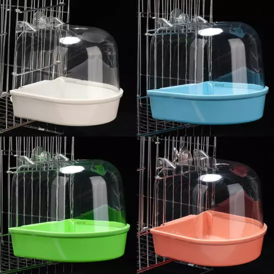 Parrot Bath Box Bathtub Bird Bather Bathing Utensils X7S3 C3X8