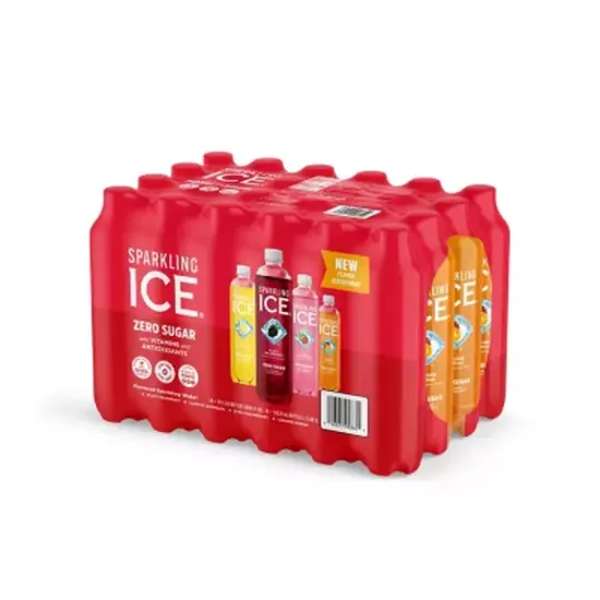 Sparkling Ice Red Variety Pack, 17 Fl Oz, 24 Pk