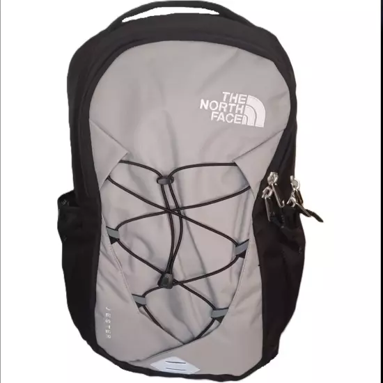 NWT THE NORTHFACE JESTER LAPTOP BACKPACK MELD GREY BLACK NPF UNISEX ONE SIZE