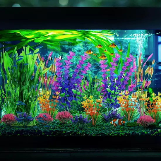 Fish Tank Decorations , 20Pcs Aquarium Decorations Plastic