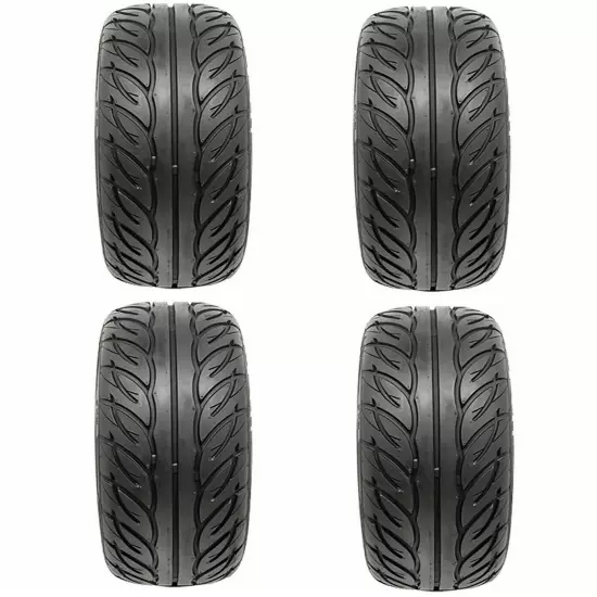 Golf Cart GTW 215/40-12 Fusion GTR DOT Street Tire | 19" Tall | Set of 4