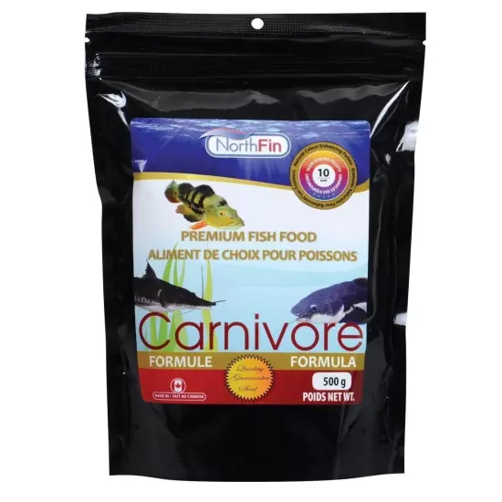 NorthFin Carnivore Formula 10mm Pellets 500g Premium Large Fish Food Diet