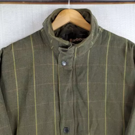 $679 BARBOUR ITALY Size XL Wool/Nylon Trapper Endurance Tweet Field Jacket Plaid