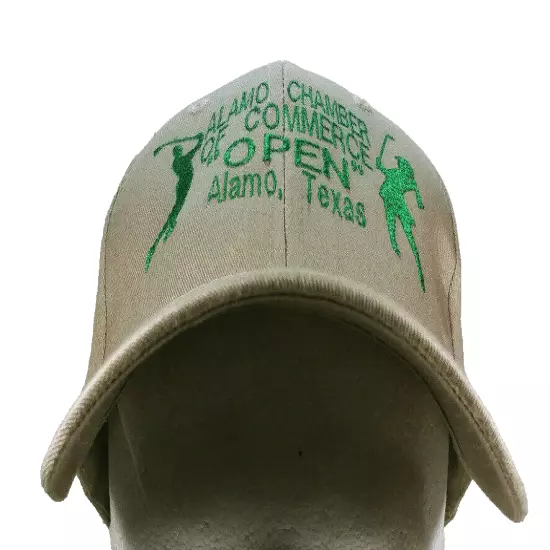 Alamo Chamber of Commerce Open Strap back Hat Golf Baseball Cap Alamo Texas