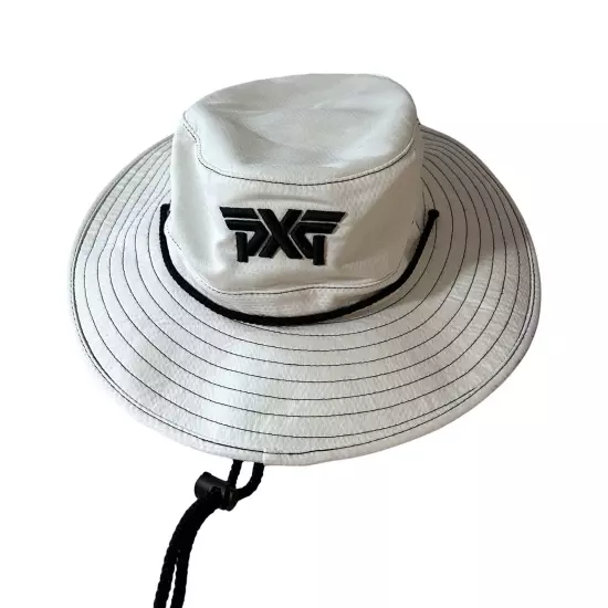 PXG Fairway White Rope Bucket Hat One Size Fits Most Great Condition RARE