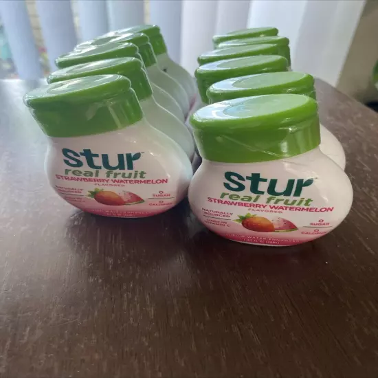 Stur Simply Strawberry Watermelon Liquid Water Enhancer 1.62 Fl Oz Set Of 11