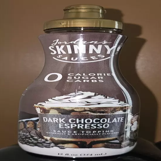 6 ct Jordan's® Skinny Sauces Dark Chocolate Espresso No Sugar/Carbs/Calorie 