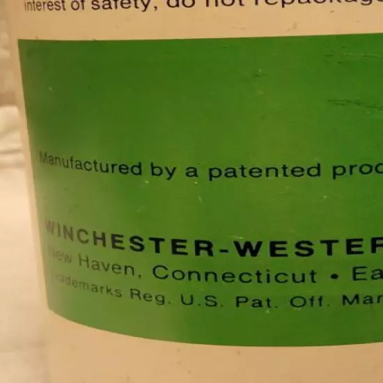 OLD WINCHESTER WESTERN BALL POWDER SMOKELESS PROPELLANT 231 TIN ORIGINAL LABEL