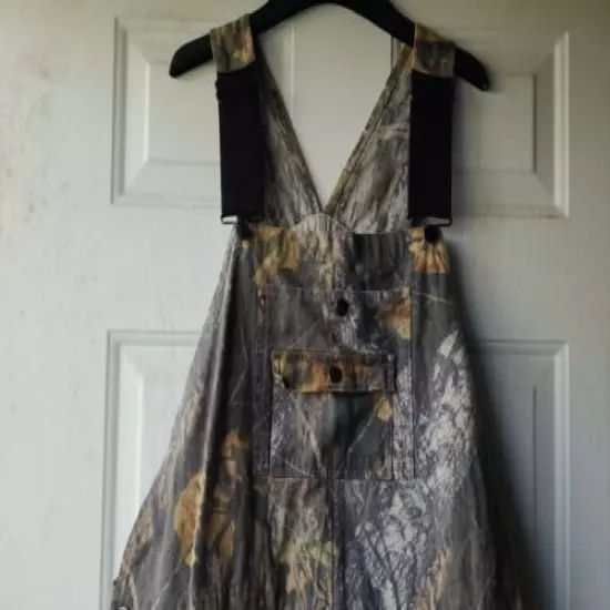 Fieldstaff by Mossy Oak Apparel Mens Camouflage Bib Overalls Size 46 Hunting