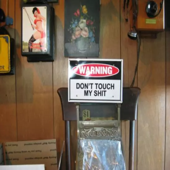  Quick access hidden gun safe disguised as vintage sign diversion safe