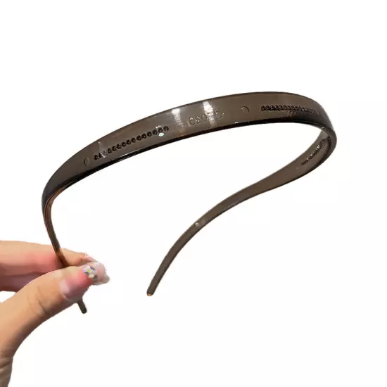 Sunglasses Shaped Headband Plastic Transparent Non-slip Hair Hoop Hair Tool