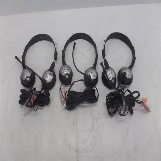 Lot Of 3 Andrea NC-95 Noise Cancelling Headset