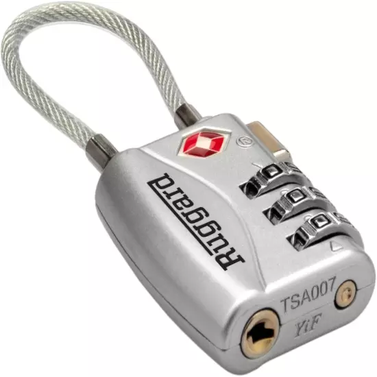 TPL-A3CS 3-Dial Combination TSA Lock (Silver)