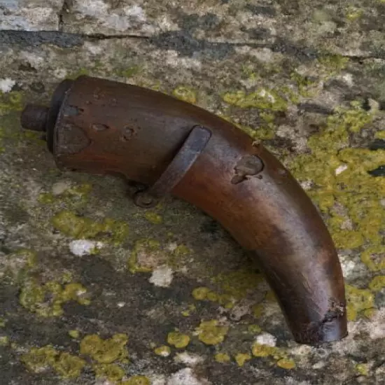 16th - 17th Century European Powder Horn / Flask