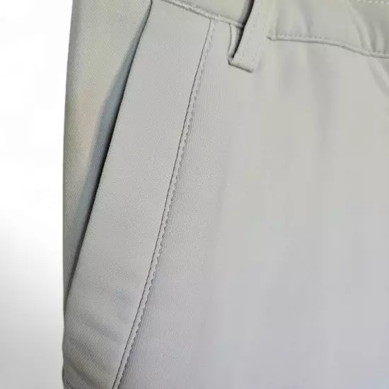 Addidas Golf Pants Women Size 8 Mid Rise Tan Regular Straight Leg Button Pockets