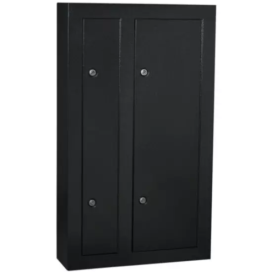 Homak 8 Gun Double Door Steel Security Cabinet (Black) HS30136028 New