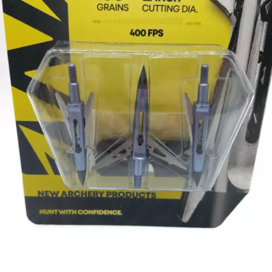 New Archery Products NAP Killzone Compound Bow Mechanical Broadheads 100 Grains