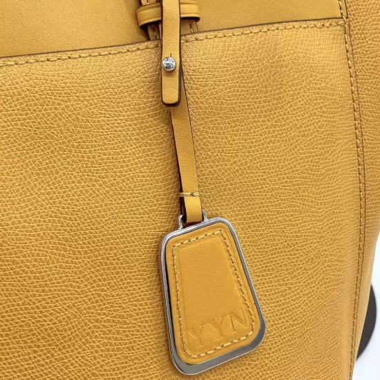 Tumi Tote Bag Sink Nora Leather Yellow Shoulder