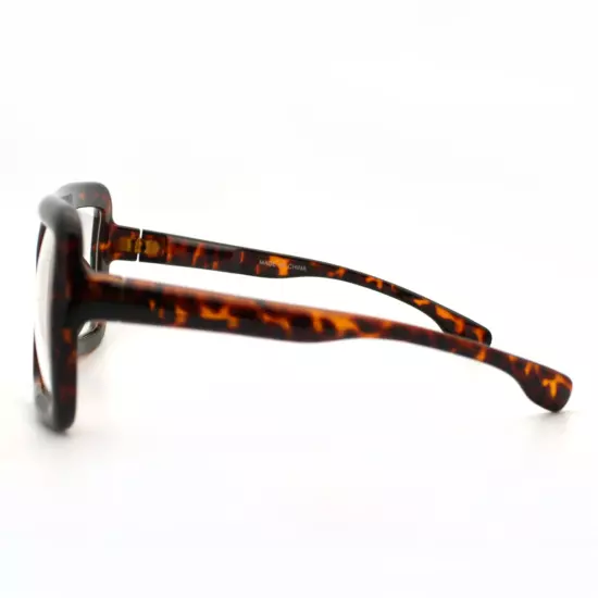 Thick Square Glasses Clear Lens Eyeglasses Frame Super Oversized Fashion